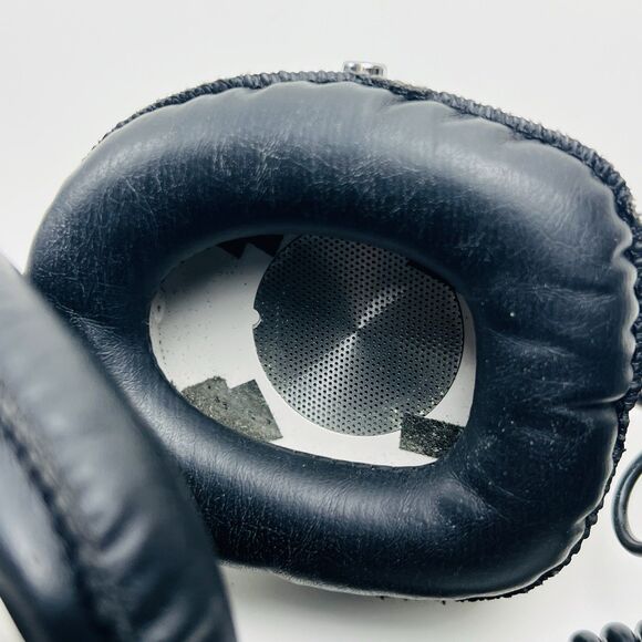 AKAI ASE-22 Retro Vintage Stereo Headphones Left Right Ear Controls White, WORKS - Picture 8 of 8